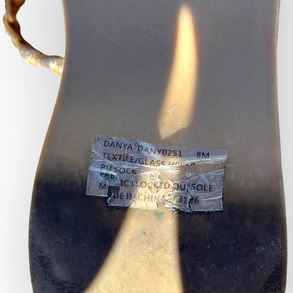 Steve Madden, Danya Rhinestones Sandals - Size M8 - Picture 6 of 6